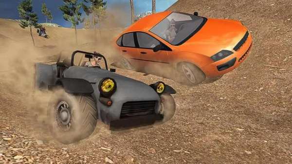 Offroad Racing Laws-Superhero Mega Ramp melompat screenshot 5