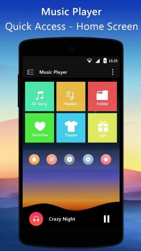 Music Player - Audio Player & Mp3 player स्क्रीनशॉट 5
