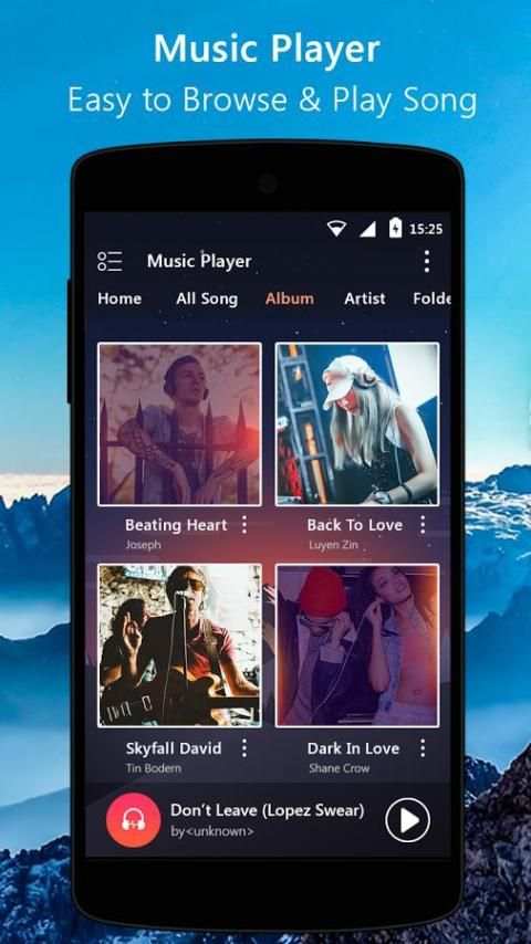 Music Player - Audio Player & Mp3 player स्क्रीनशॉट 3
