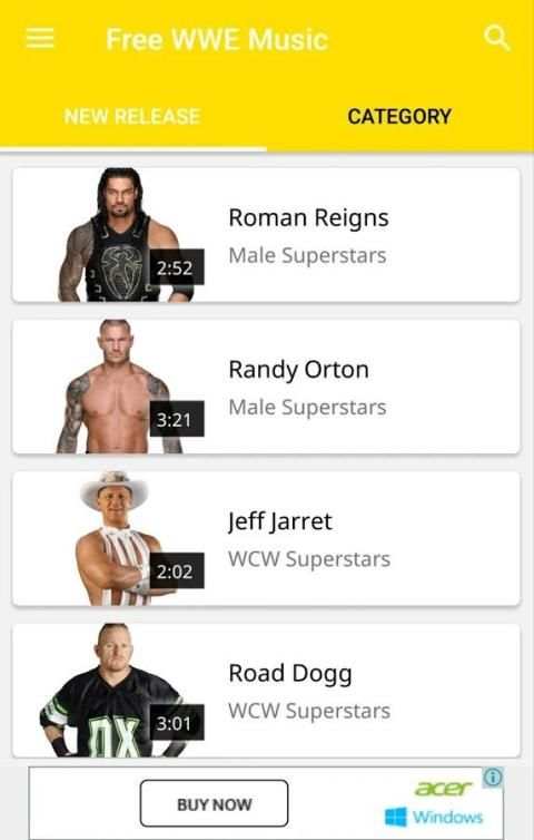 Free WWE Music स्क्रीनशॉट 4