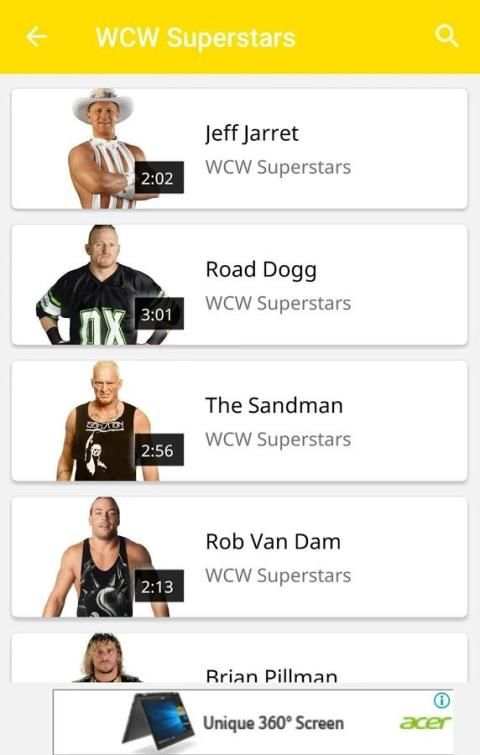Free WWE Music स्क्रीनशॉट 1