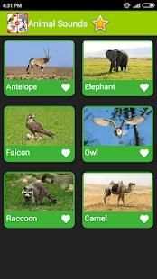 Real Animal Sounds 1 تصوير الشاشة