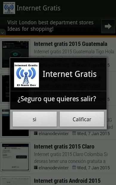 internet gratis android 2018 metodos screenshot 1