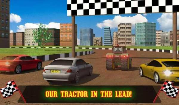 Tractor Racing With Cars screenshot 4