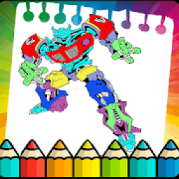 ikon robot transformer coloring games