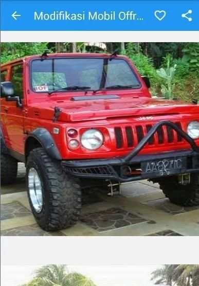 Modifikasi Mobil Offroad 4x4 screenshot 2