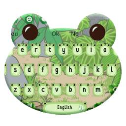 Cute Lovely Travel Frog Keyboard Theme