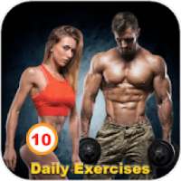 10 Daily Exercises - Daily Workout on 9Apps