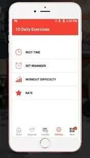 10 Daily Exercises - Daily Workout screenshot 1