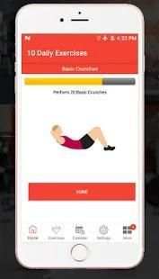 10 Daily Exercises - Daily Workout screenshot 6
