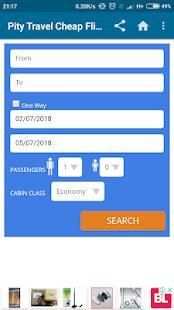 Pity Travel Cheap Flight Car Rent And Hotels screenshot 2