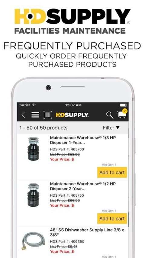 HD Supply Easy Order App स्क्रीनशॉट 2