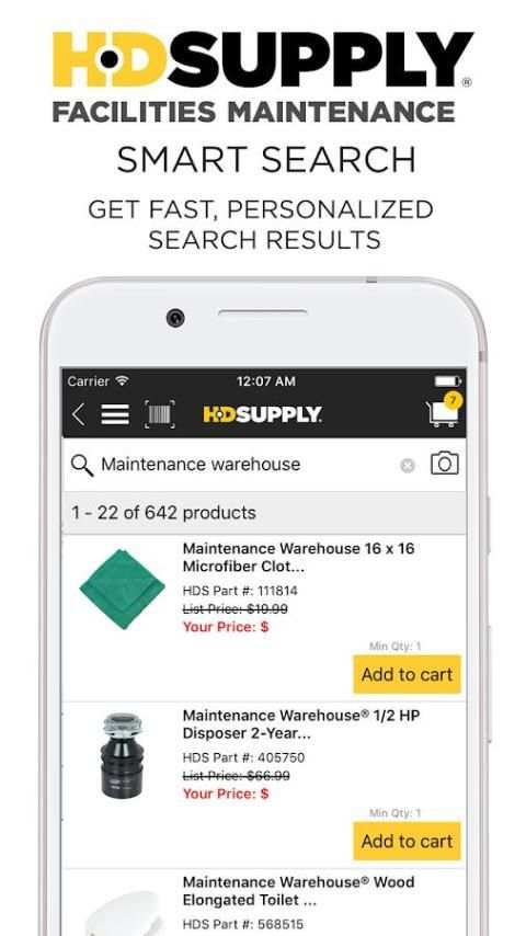 HD Supply Easy Order App स्क्रीनशॉट 3