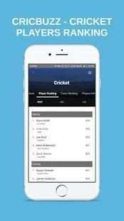 Free Cricbuzz Cricket Live Streaming /Scores/News screenshot 2