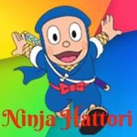Ninja Hattori Cartoon logo