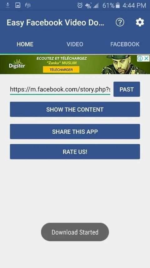 Easy Facebook Video Download screenshot 2