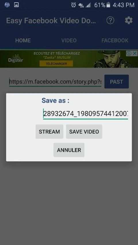 Easy Facebook Video Download screenshot 3