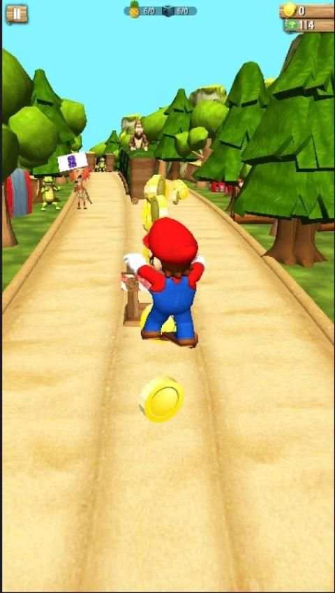 Super Subway MARIO - Gold Temple Surf Run स्क्रीनशॉट 1
