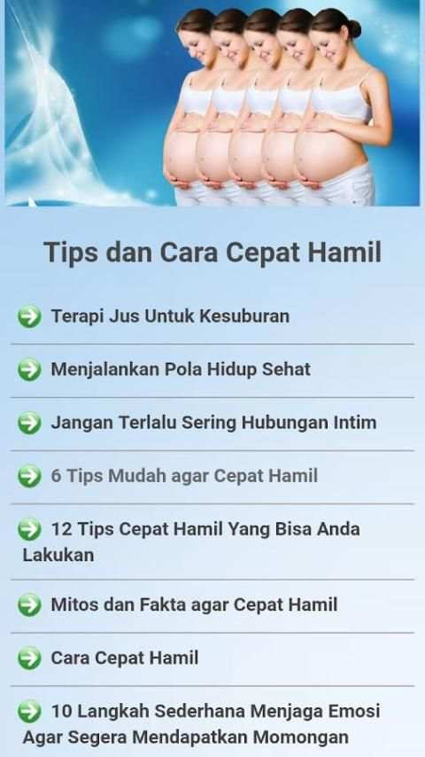 Cara Cepat Hamil screenshot 4