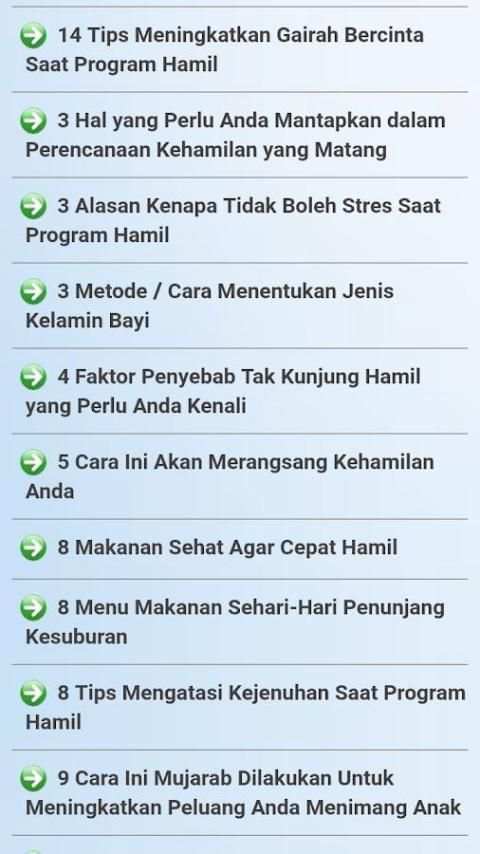 Cara Cepat Hamil screenshot 3