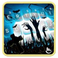 Live Halloween Graveyard Keyboard Theme on 9Apps