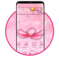 3D Pink Sakura Blossom Launcher
