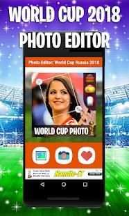 Photo Editor: World Cup Russia 2018 screenshot 1
