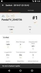 PUBG JSS (BattleGround Stat App) स्क्रीनशॉट 3