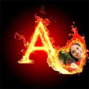 Fire Text Photo Frames Editor screenshot 5