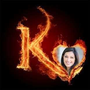 Fire Text Photo Frames Editor screenshot 3