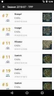 PUBG JSS (BattleGround Stat App) स्क्रीनशॉट 2