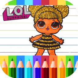 Coloring Book for LOL surprise doll eggs आइकन