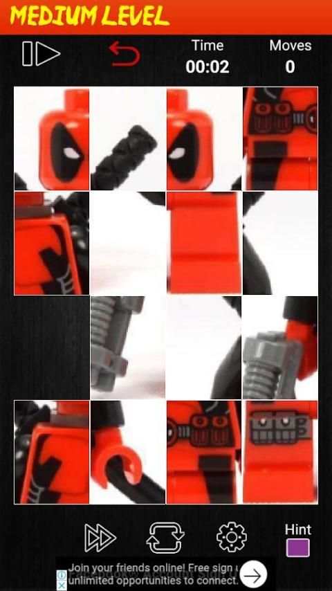 Puzzle Lego DeadPool screenshot 2