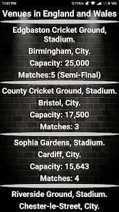 ICC Cricket World Cup 2019 Schedule screenshot 2