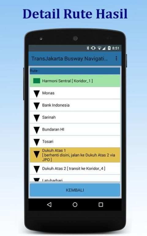 TransJakarta Busway Navigation screenshot 3