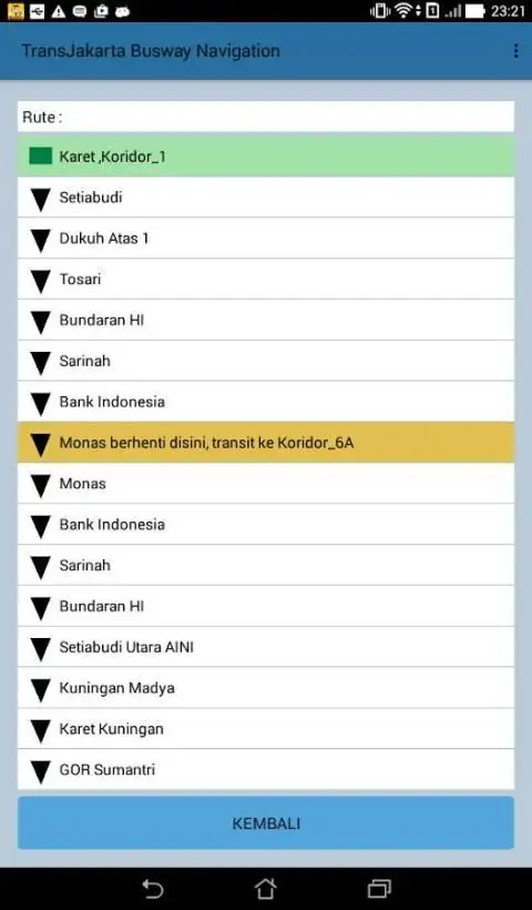 TransJakarta Busway Navigation screenshot 2