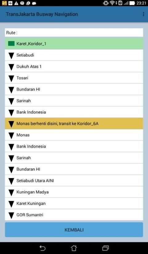 TransJakarta Busway Navigation screenshot 2