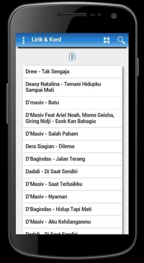 Lirik dan Chord Offline screenshot 3
