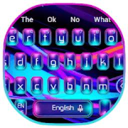Neon Fluorescent Keyboard Theme 10001003