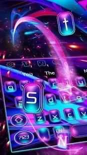 Tema Neon Neon Keyboard screenshot 3