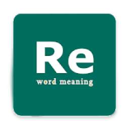 Reword meaning