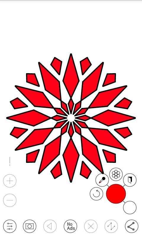 Line Art - Circular Vector Drawing App स्क्रीनशॉट 2