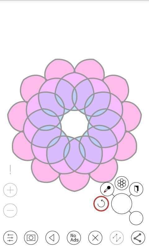 Line Art - Circular Vector Drawing App स्क्रीनशॉट 4