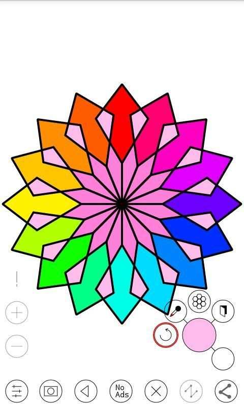 Line Art - Circular Vector Drawing App स्क्रीनशॉट 3