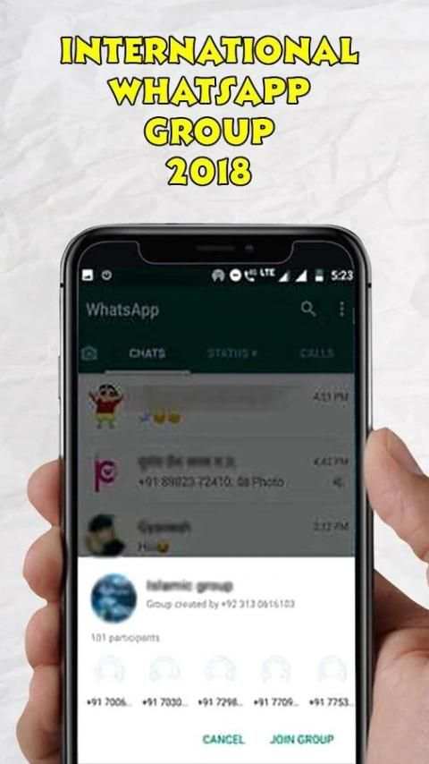 International WhatsApp Group 2018 screenshot 1