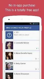 Who Viewed My Facebook Profile - Stalkers Visitors screenshot 4