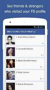 Who Viewed My Facebook Profile - Stalkers Visitors screenshot 3