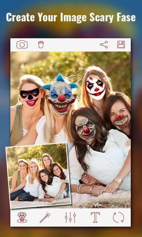Killer Clown photo Booth screenshot 3