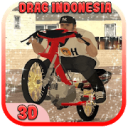 Indonesian Drag Racing Bike Street Race 3D - 2018 icon
