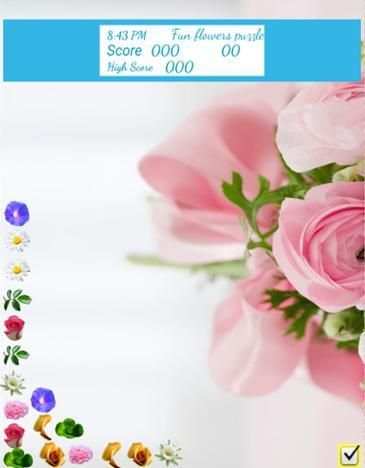 Fun flowers puzzle screenshot 2